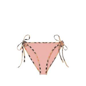Burberry Women Bikini Bottoms With Checked Edges